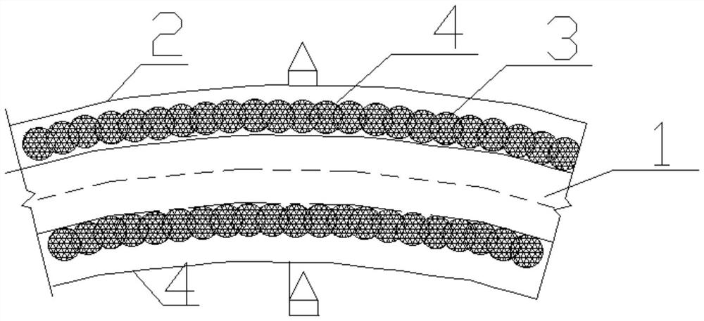 Pre-reinforcement structure for construction of underground diaphragm wall in alluvial layer and construction method