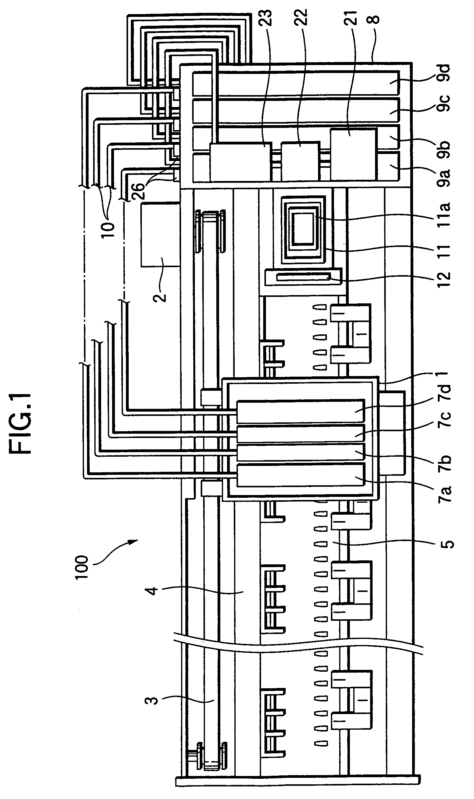 Ink jet type recording apparatus, ink type information setting method in the apparatus and ink cartridge used in the apparatus