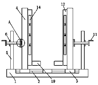 Panel welding and fixing device