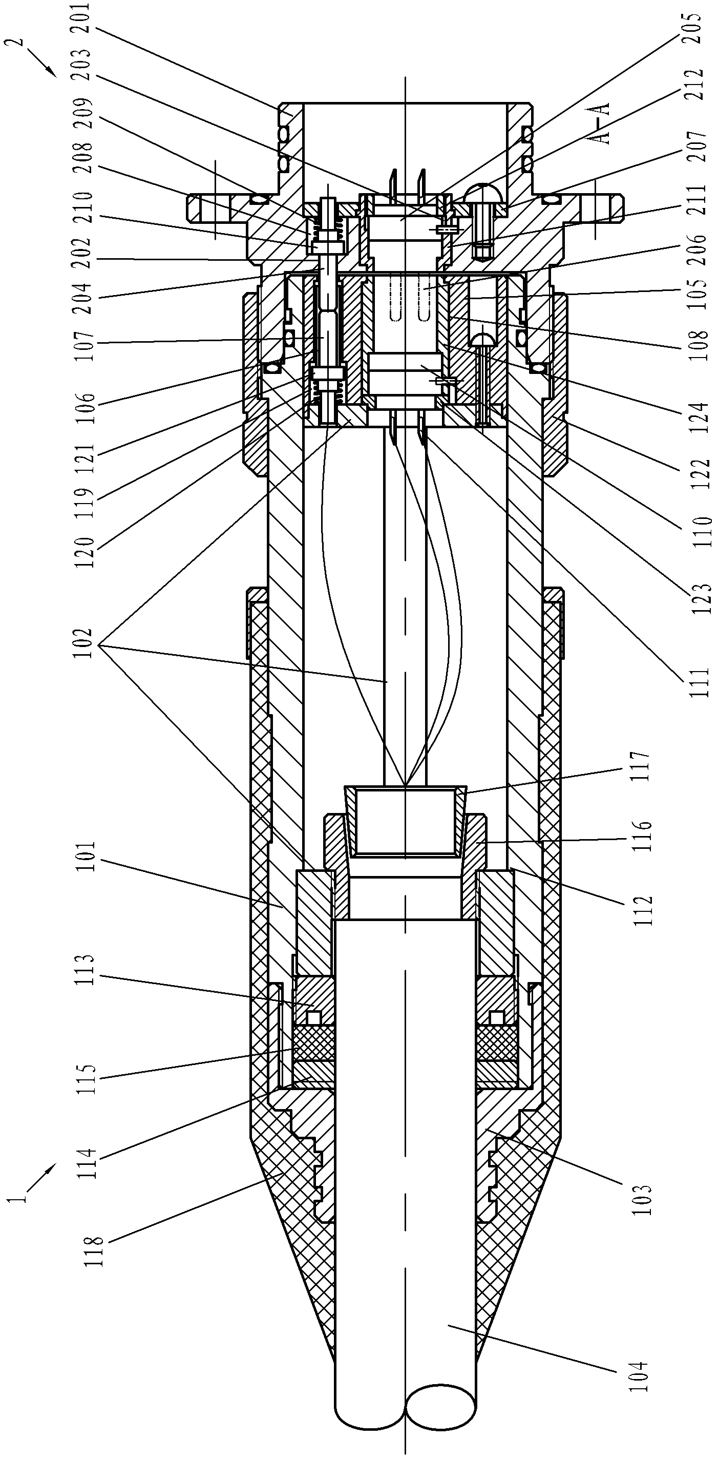Plugging photoelectric composite connector