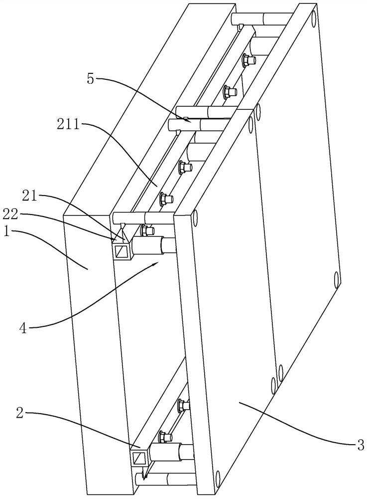 Indoor decorative plate mounting structure and mounting method thereof