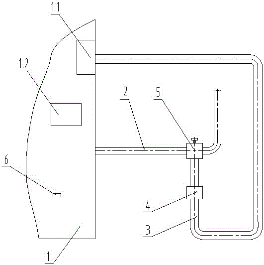 Environment-friendly exhaust gas recovering device for chain-grate boiler