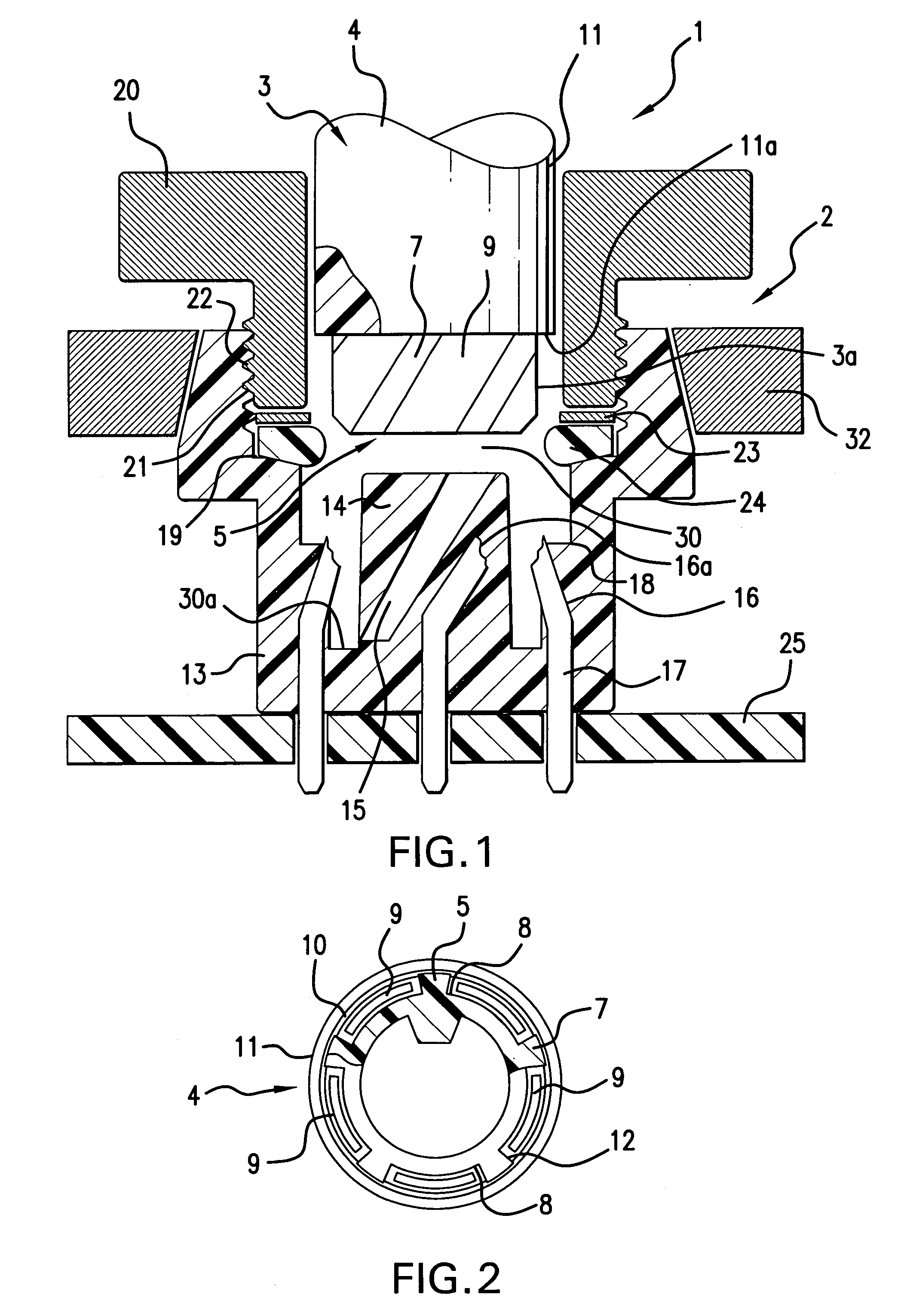 Electrical connecting and fastening apparatus