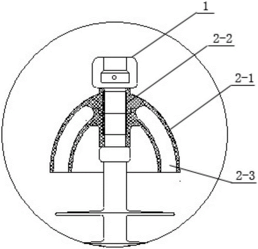 Replacement-free bar-shaped suspension type line composite insulator