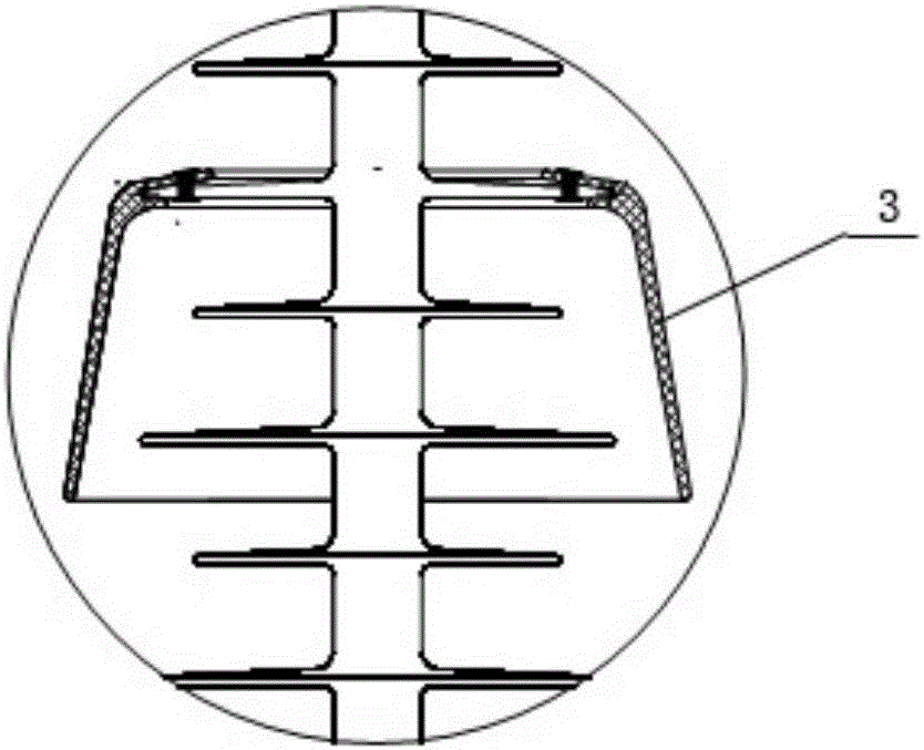 Replacement-free bar-shaped suspension type line composite insulator