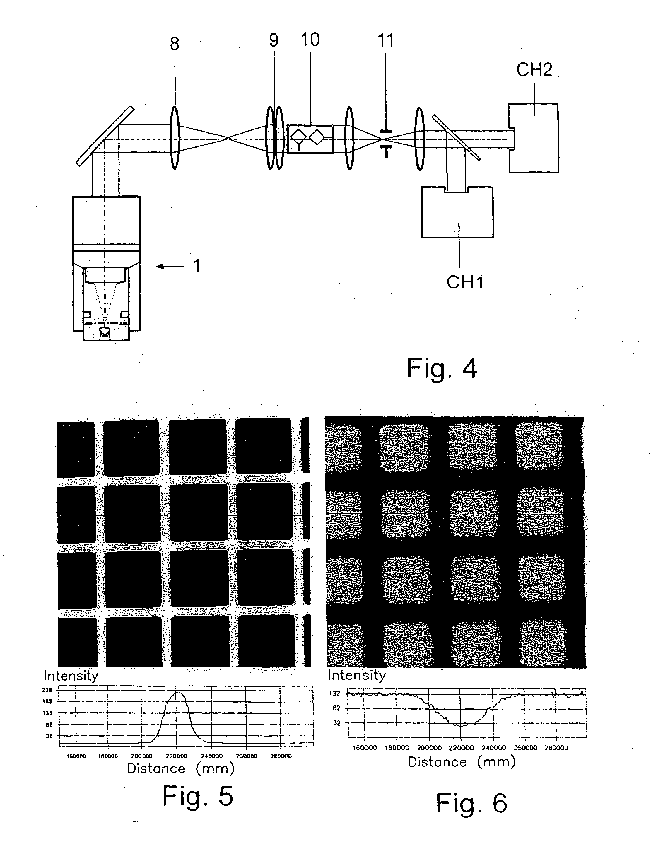 Calibration device and laser scanning microscope with such a calibration device