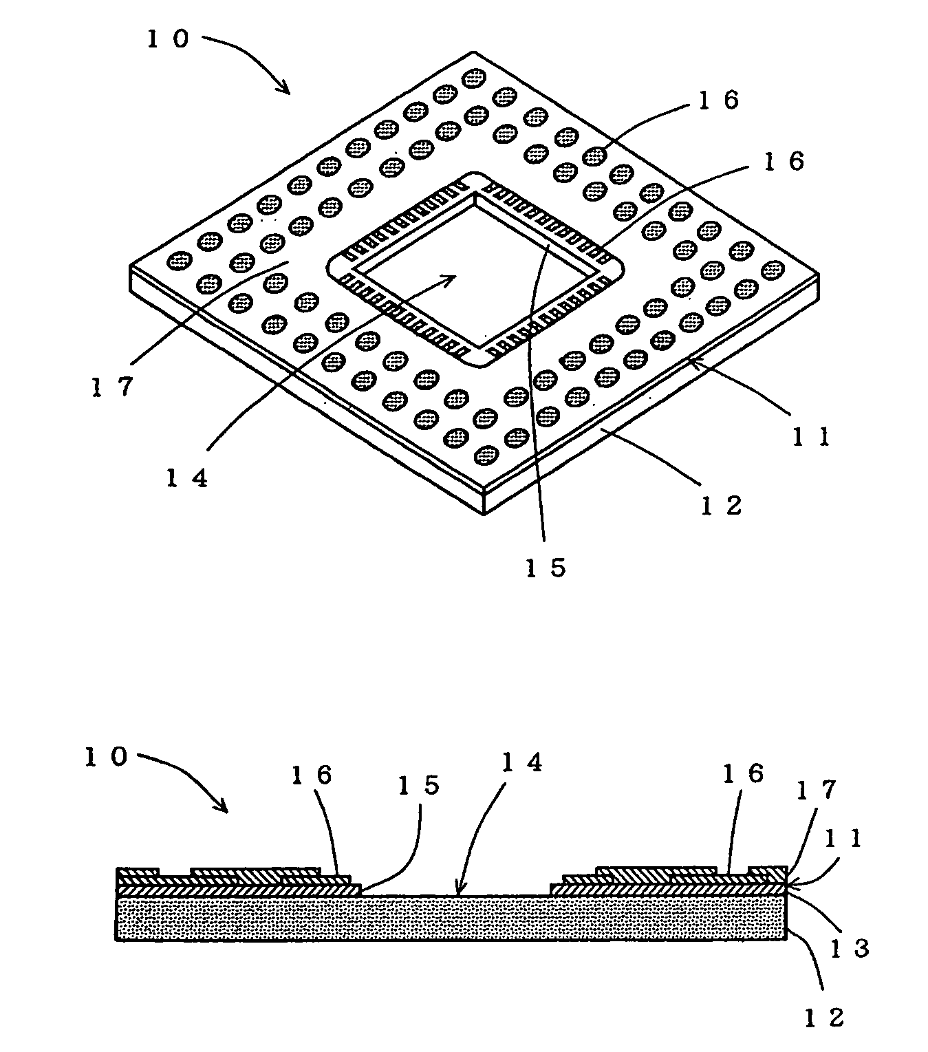 Plastic packaging with high heat dissipation and method for the same