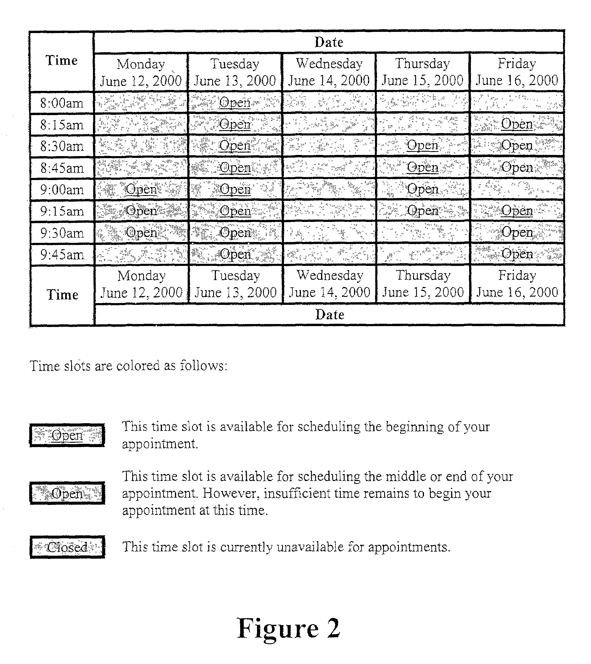 Customer driven, sponsor controlled network-based graphical scheduling system and method