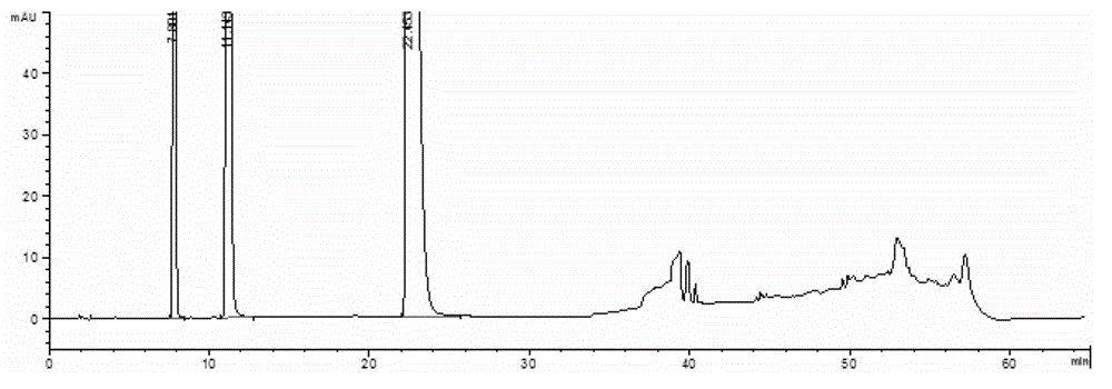 Detection method for relative substances in compound aminophenazone and barbital injection