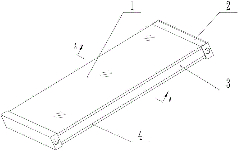 High polymer material compounded plate type solar heat collector and core veneer manufacturing method thereof