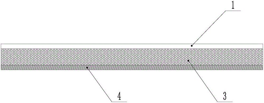 High polymer material compounded plate type solar heat collector and core veneer manufacturing method thereof