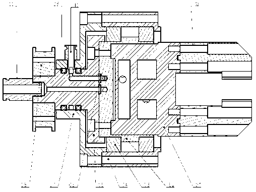 Unlimited rotation automatic clamping mechanism used for full automatic balance correcting equipment