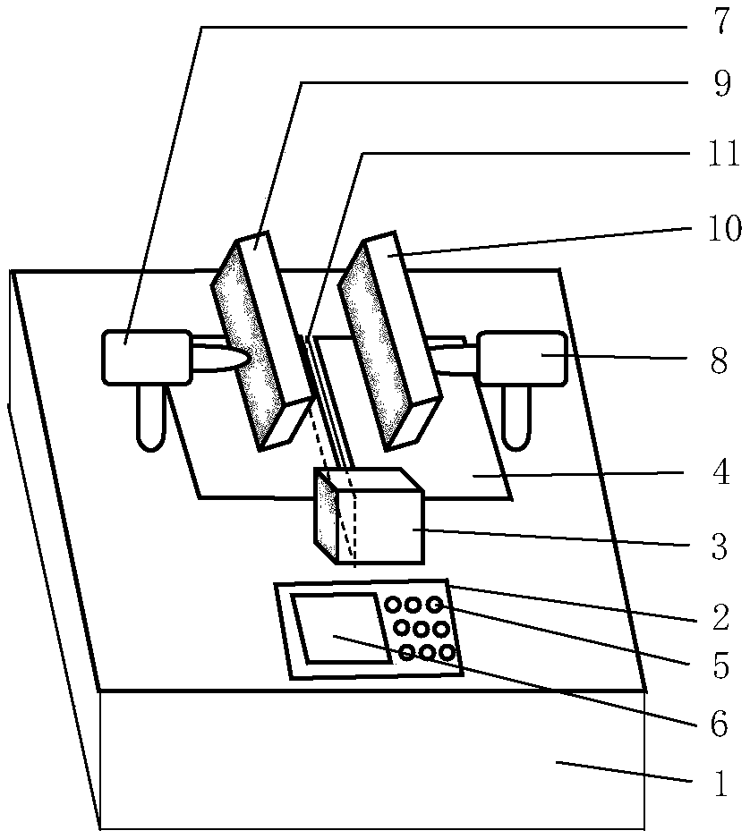 Fabric wrinkle recoverability testing device and application thereof