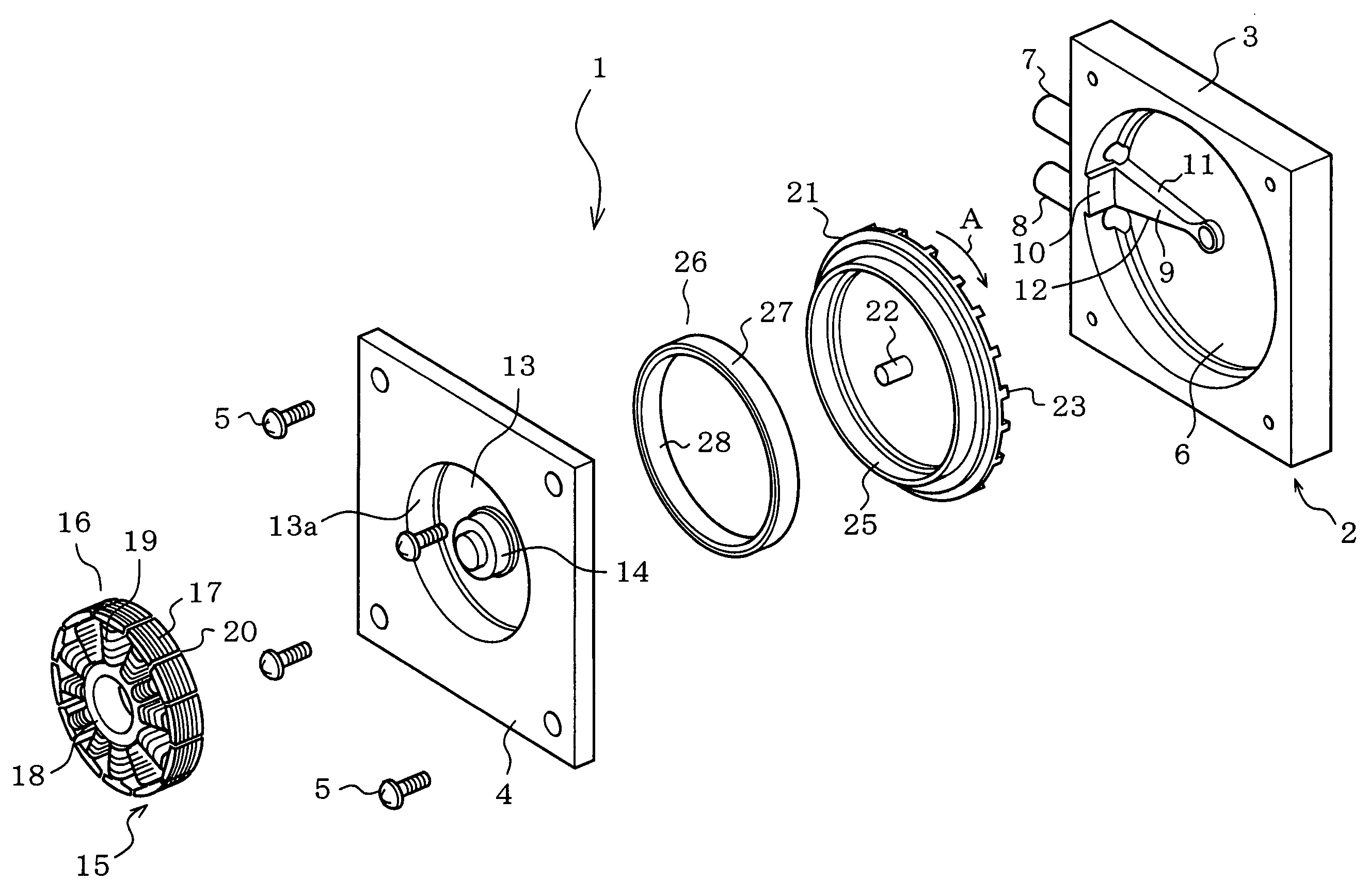 Fluid pump, cooling apparatus and electrical appliance