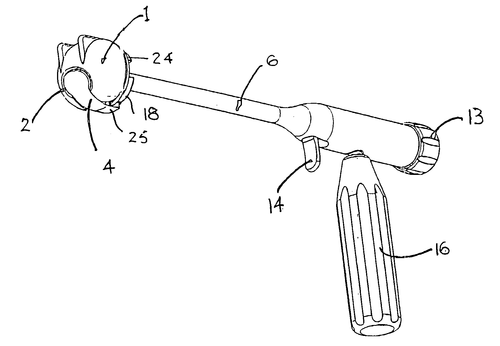 Inserter for a flexible acetabular cup