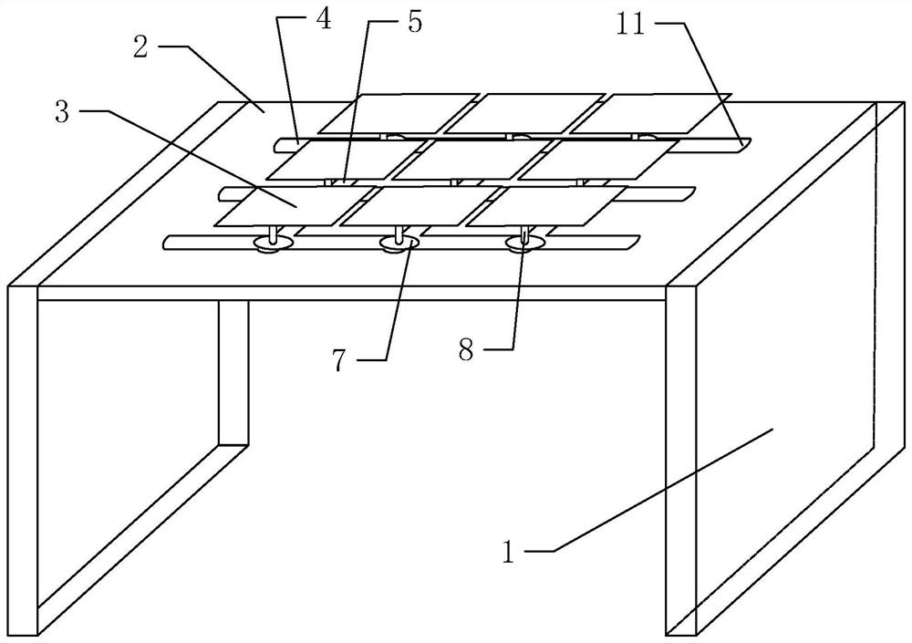 Virtual simulation experiment device capable of realizing multi-angle display