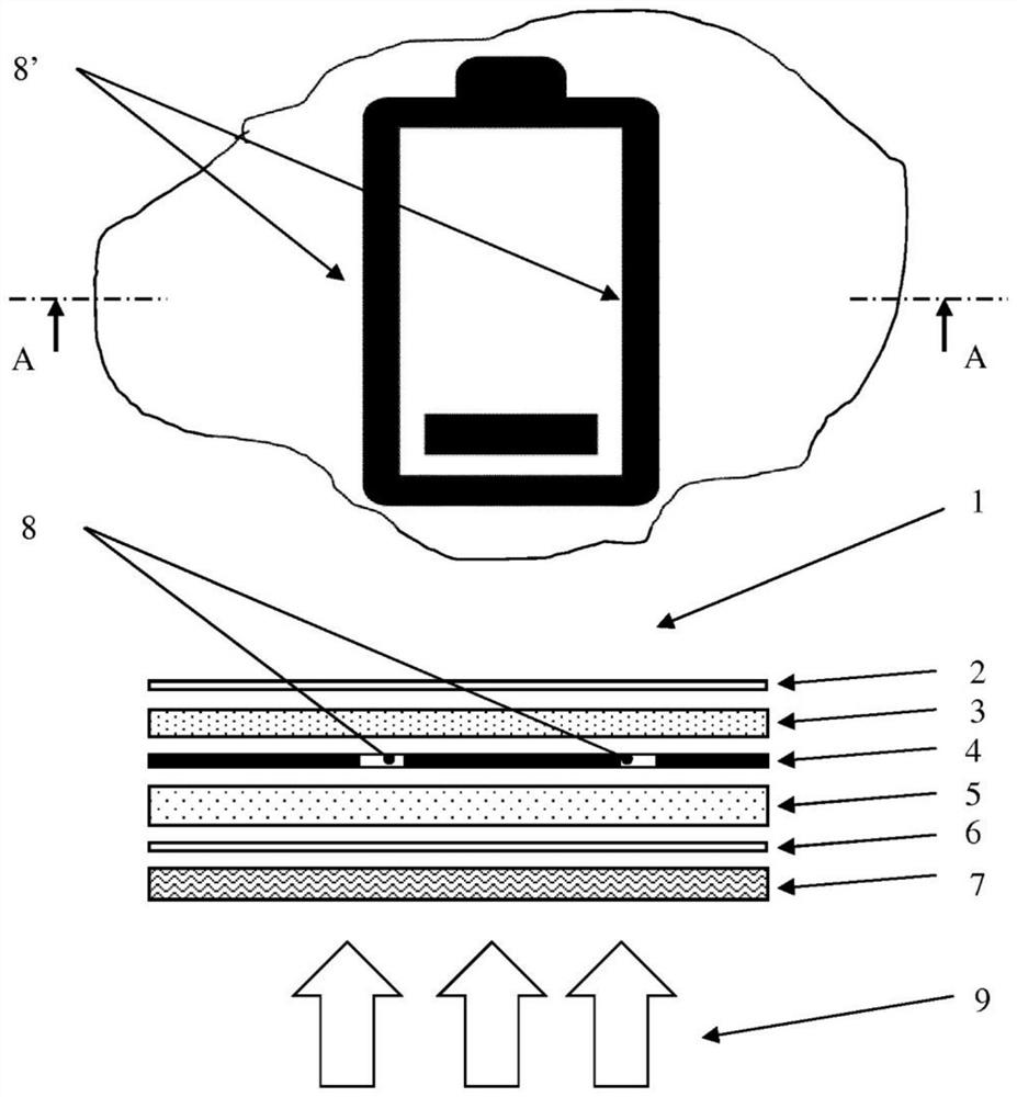 Multilayer composite film made of plastic