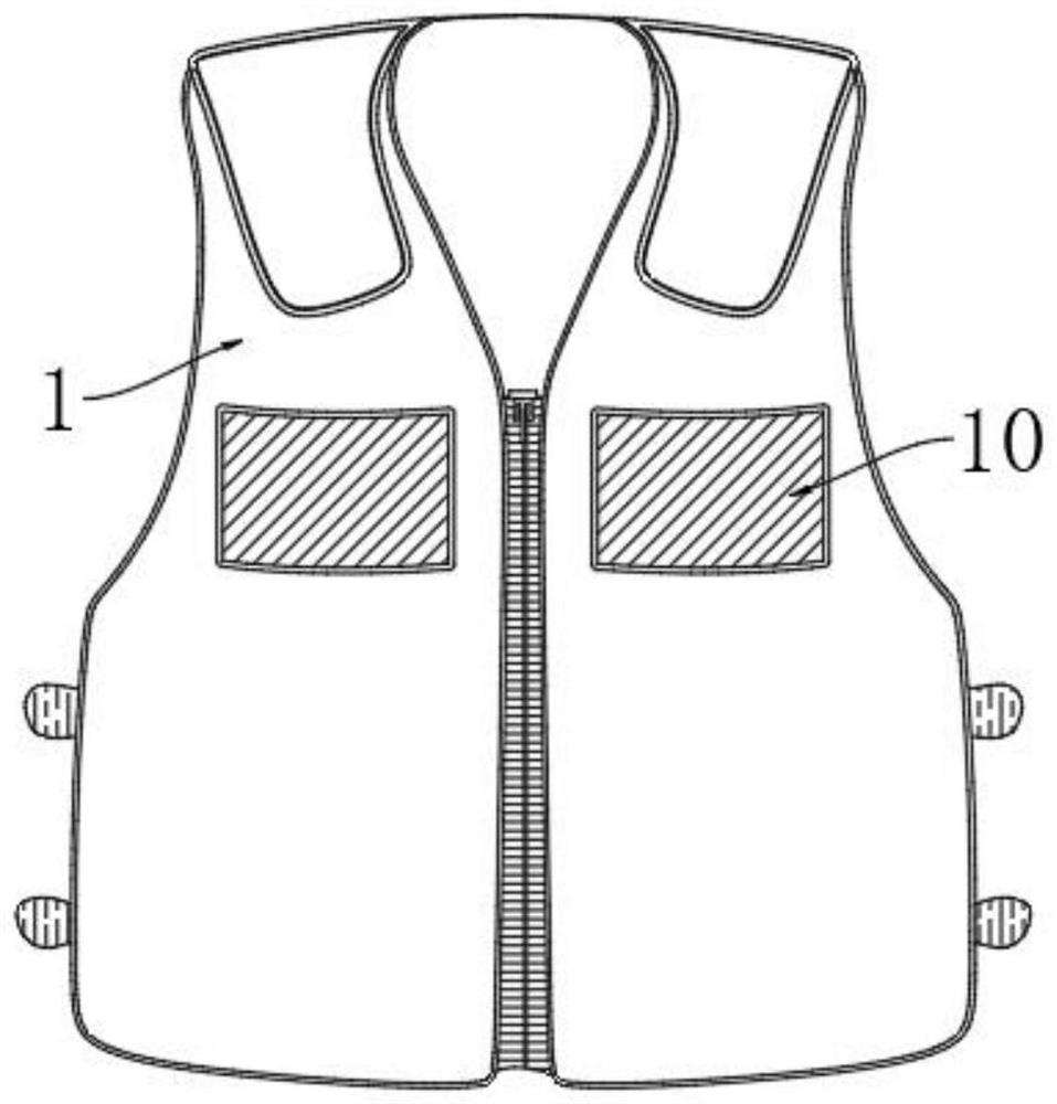 High-energy-conversion light-weight air conditioning vest