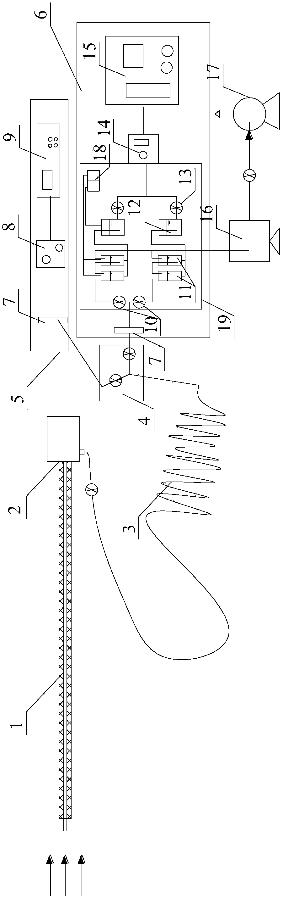 Device and method for continuously monitoring concentration of SO3