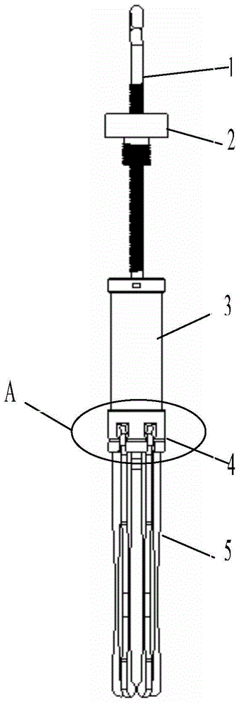 Pneumoperitoneum-free device for gear open type laparoscope