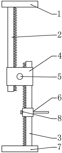 Display card fixing device