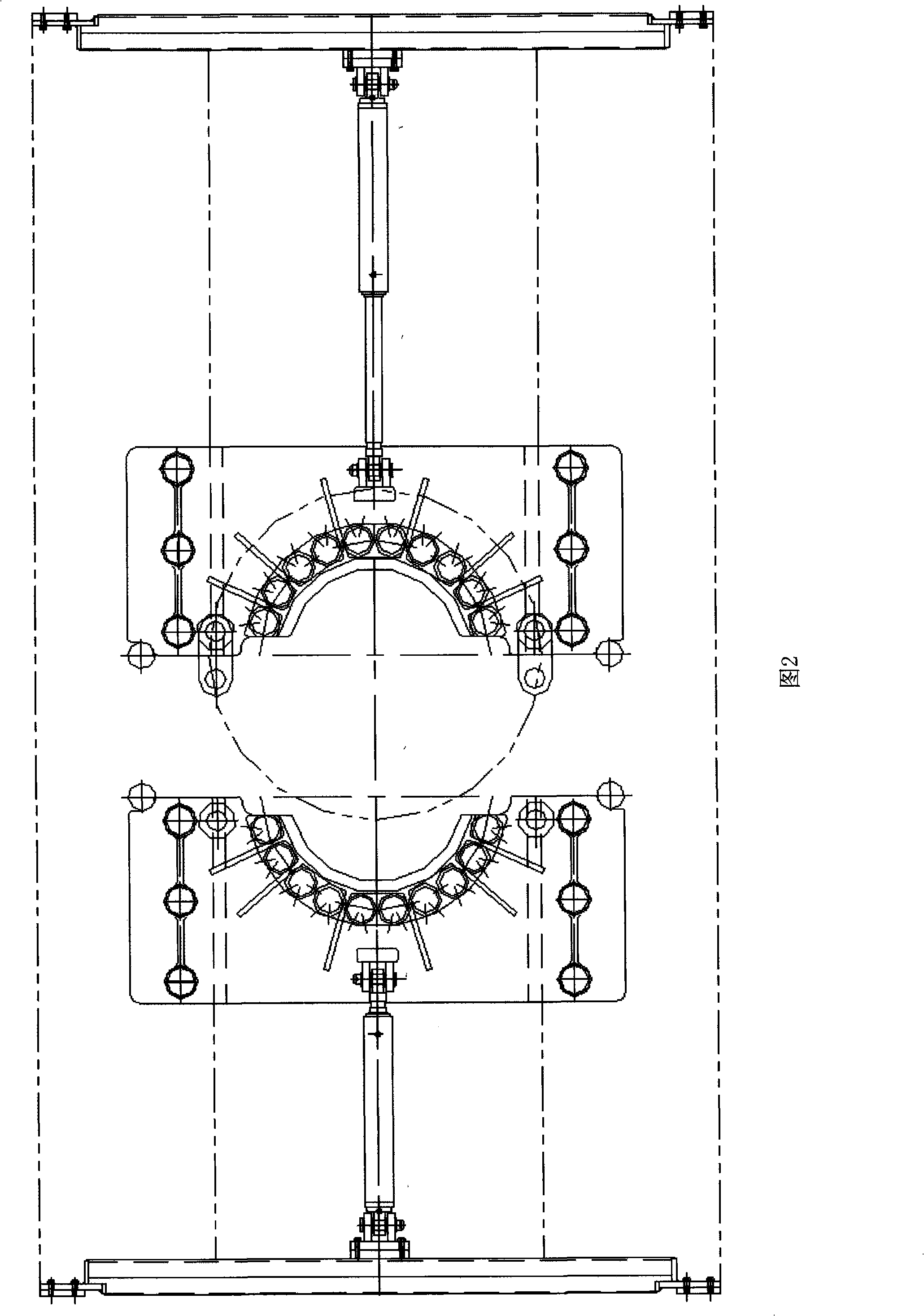 Fastener device for connecting and detaching bore rod