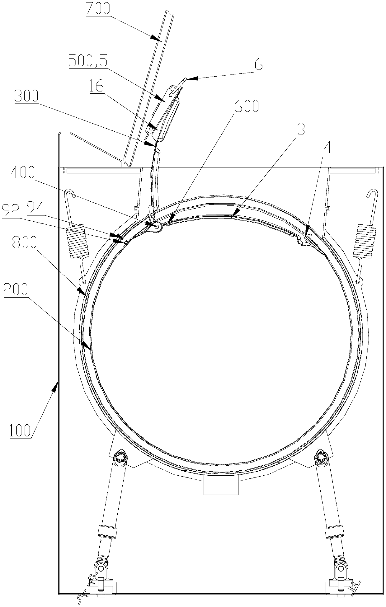 Drum of washing machine and washing machine