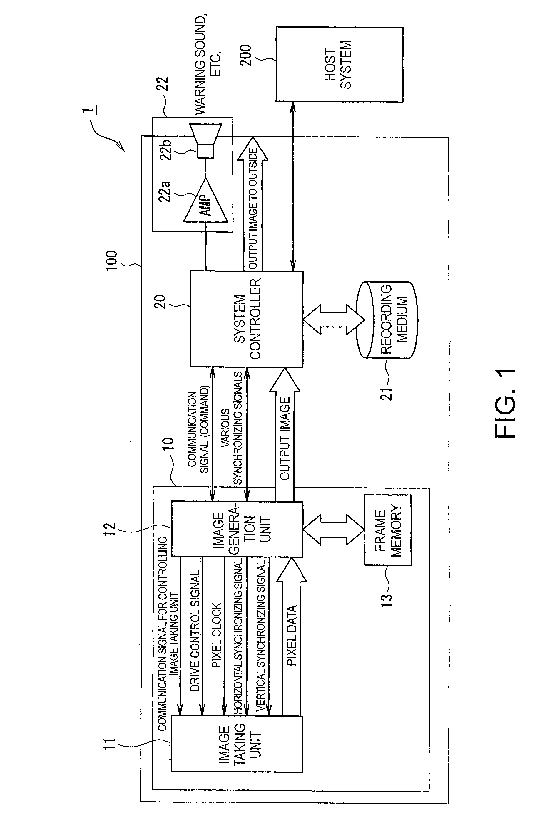 Image taking apparatus and image recorder
