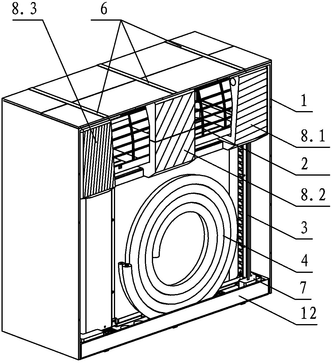 Packing device of split air conditioner and method for packing split air conditioner by using packing device
