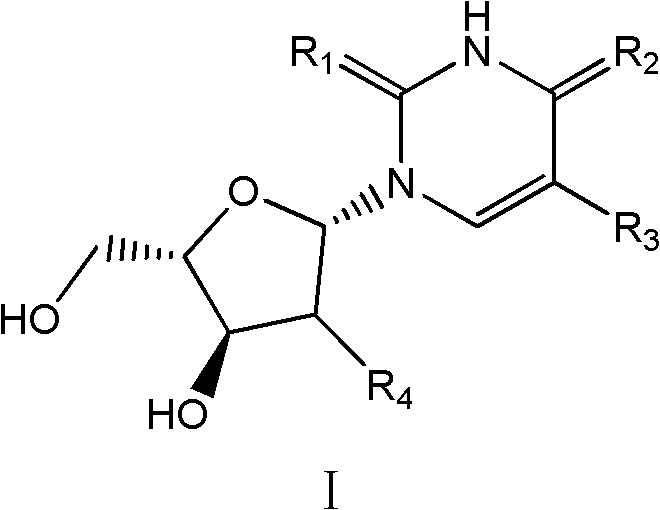 Beta-L-2'-desoxy-thymin-nucleoside derivative, preparation method and purposes thereof