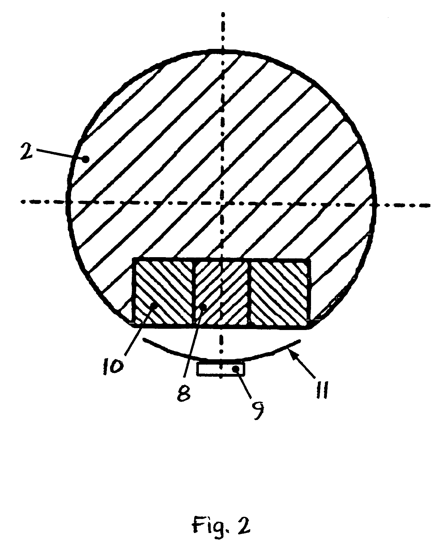 Ball and socket joint with pivoting angle sensor for detecting the relative angular position of the joint housing and the ball pivot