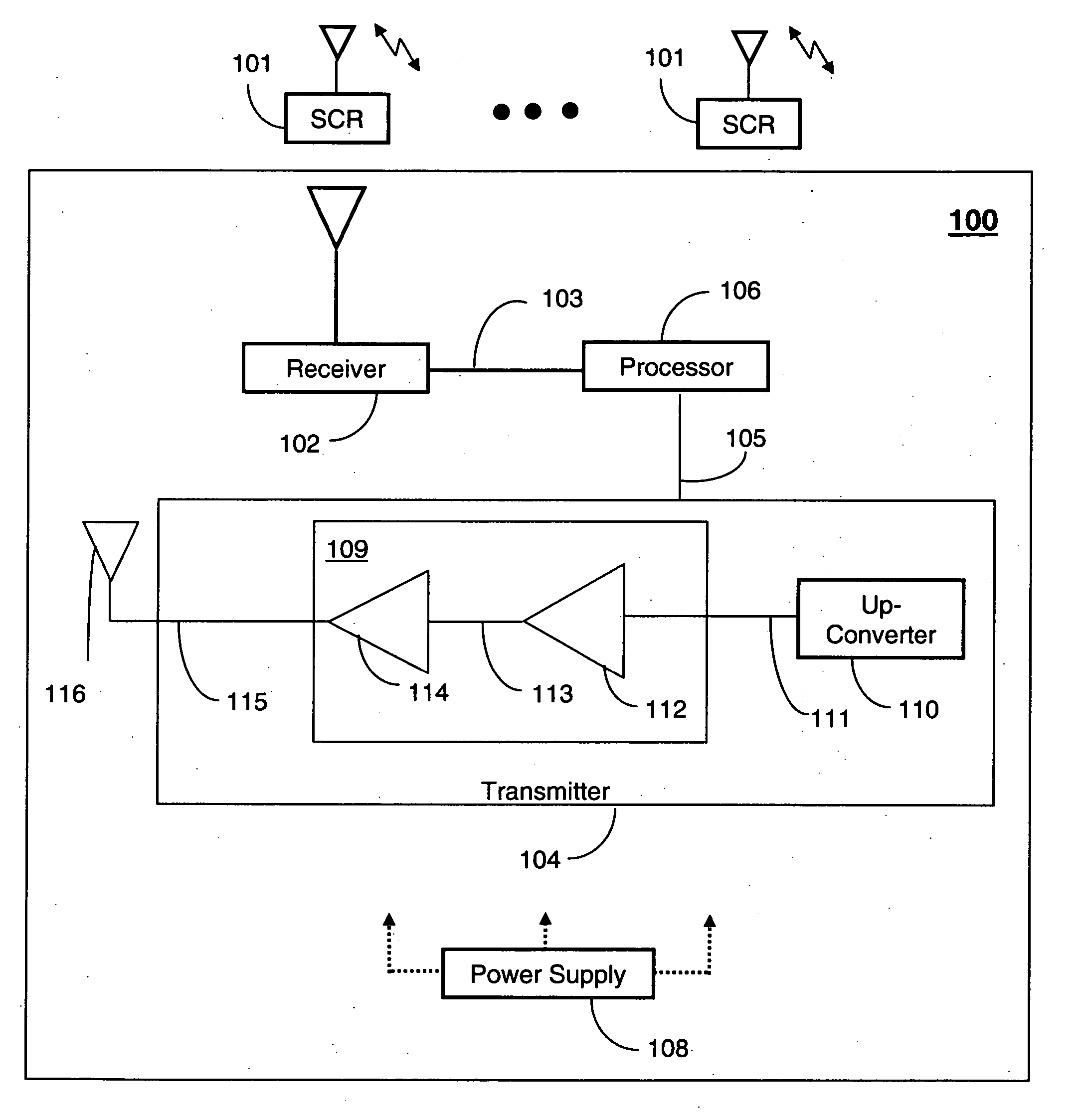 Apparatus for removing distortions created by an amplifier