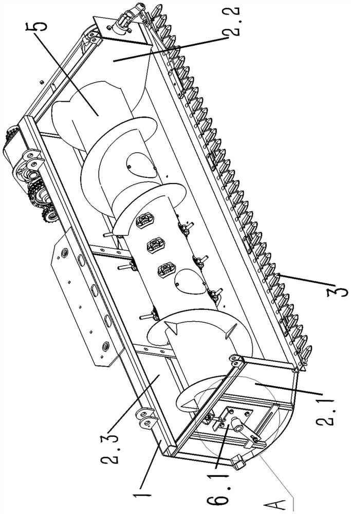 High-efficiency straw header