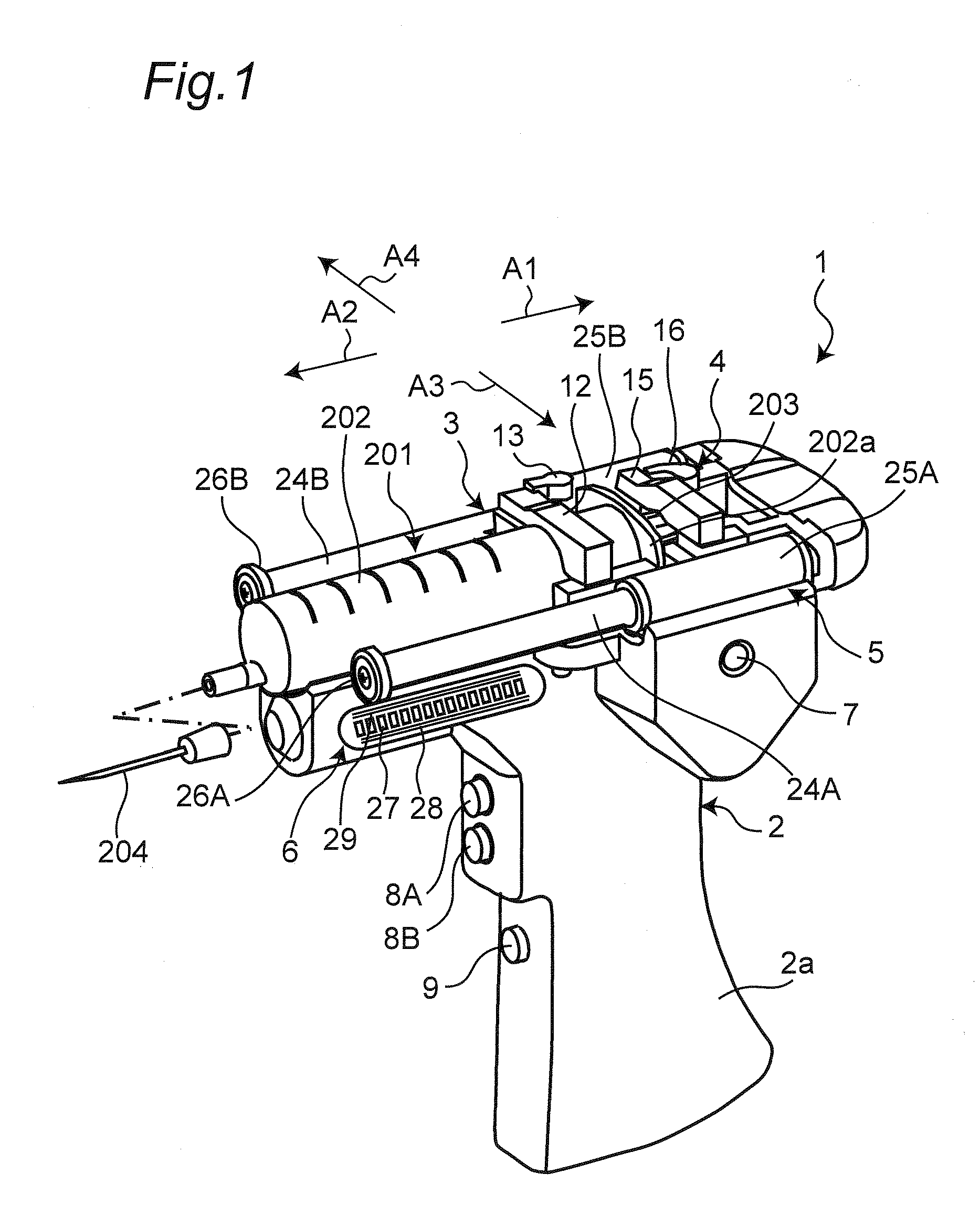 Syringe drive device and medication dispensing device