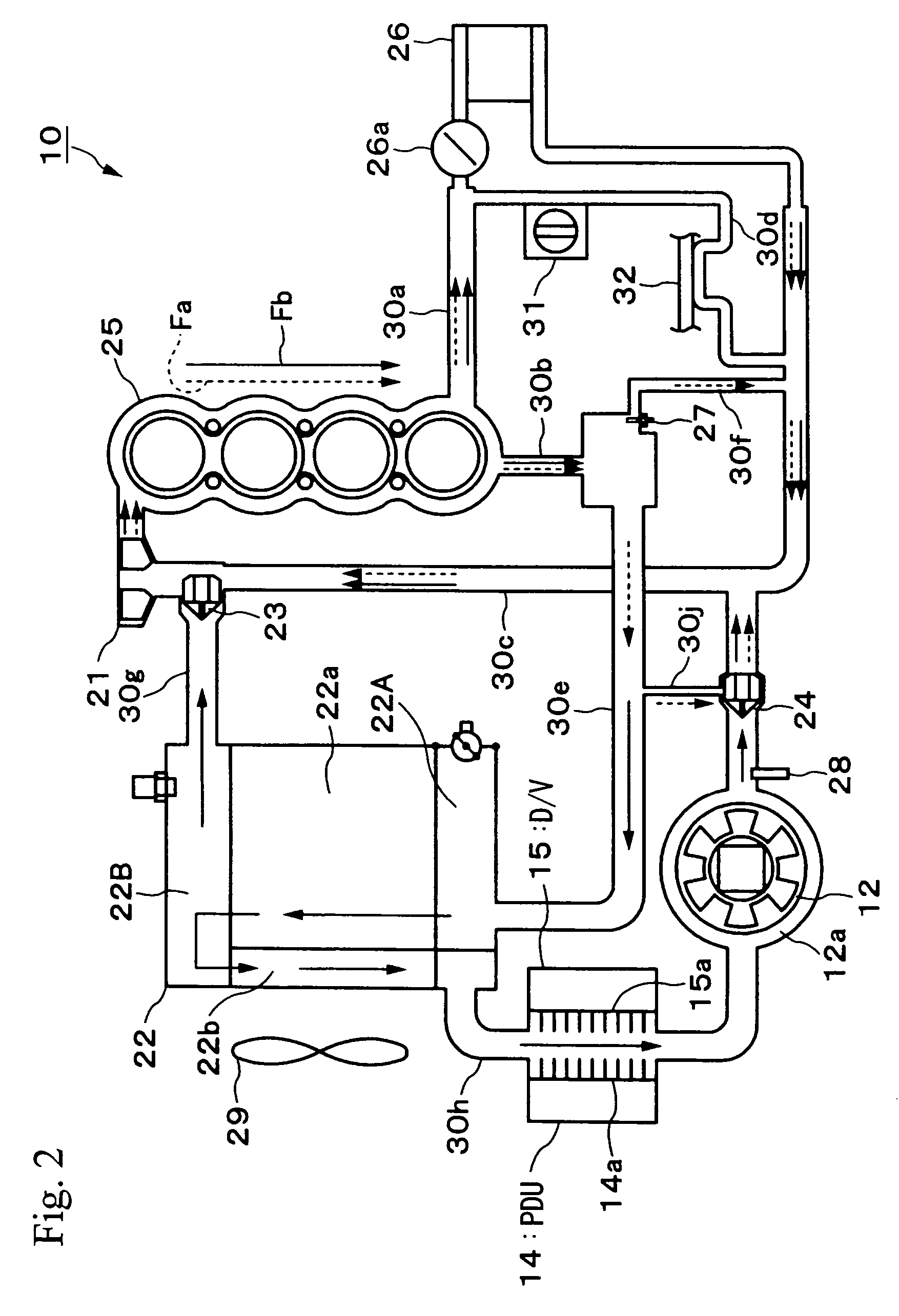 Cooling apparatus for hybrid vehicle