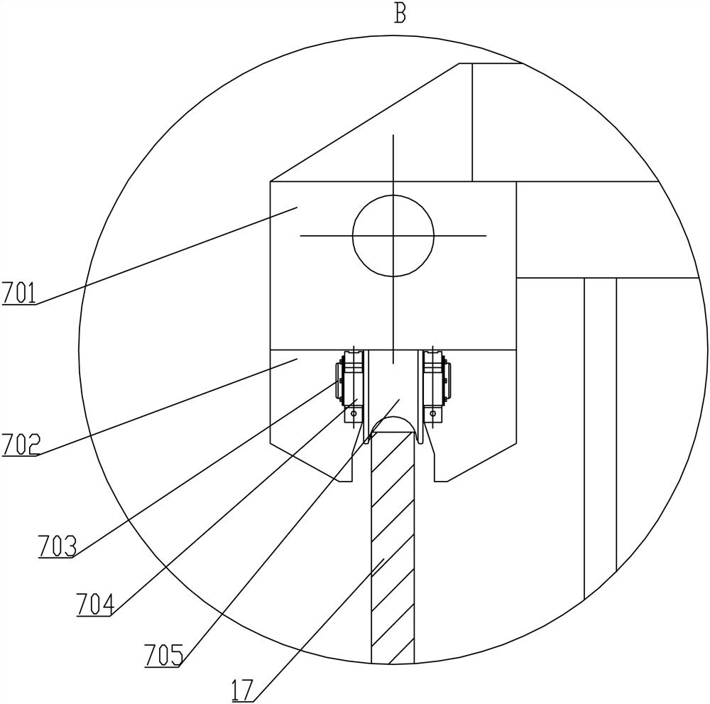 Automatic welding device for circular seam of steel pipe of pressure shaft and construction method