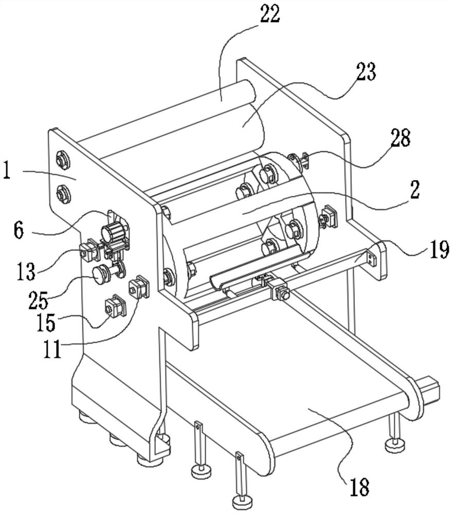 Compound machine winding device