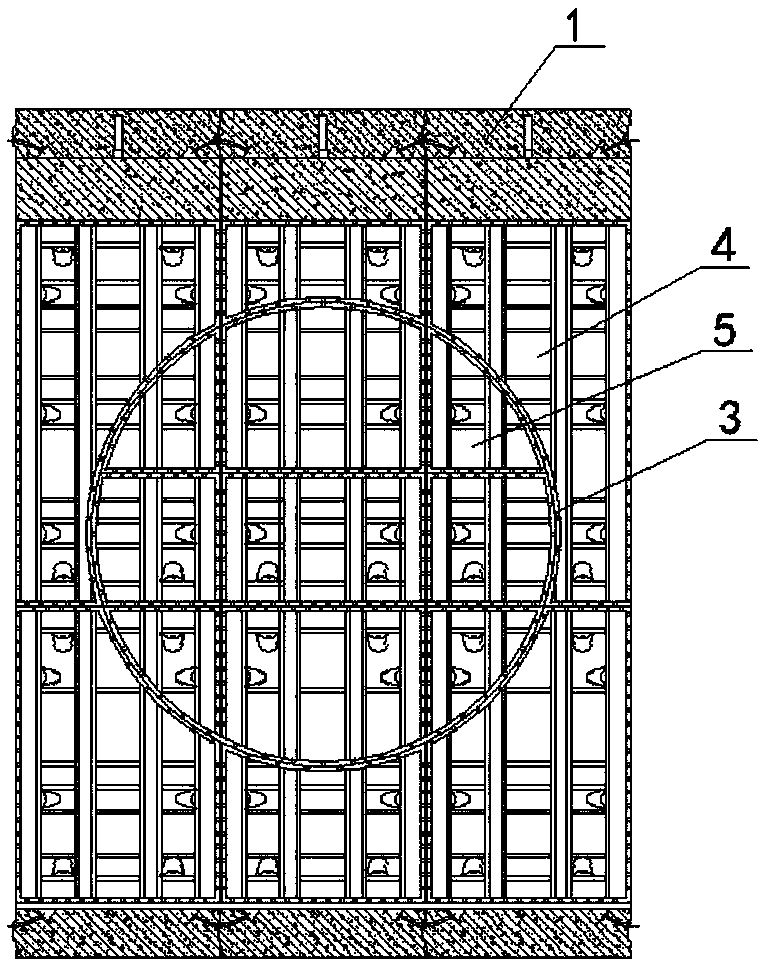 Initial launching tunnel door capable of being fast exploded in shield method connection passage construction