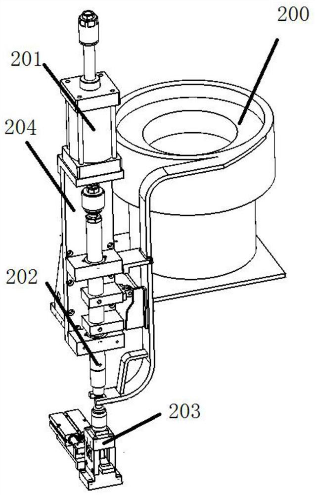 A five-station equipment for processing file boxes