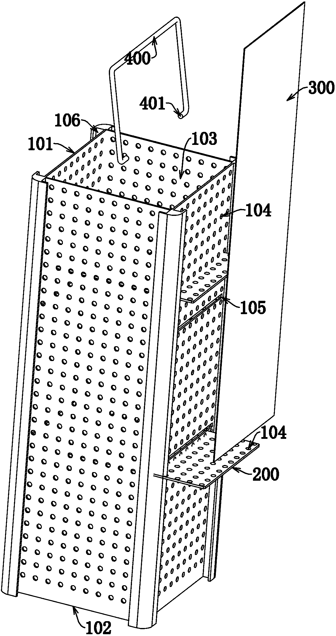 Device used for radicula sampling and radicula growth monitoring and use method thereof