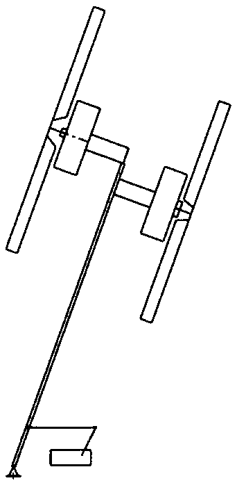 Wind fire-extinguishing device for fire-fighting robot used in narrow and small space