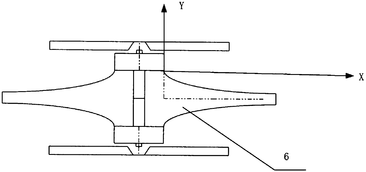 Wind fire-extinguishing device for fire-fighting robot used in narrow and small space