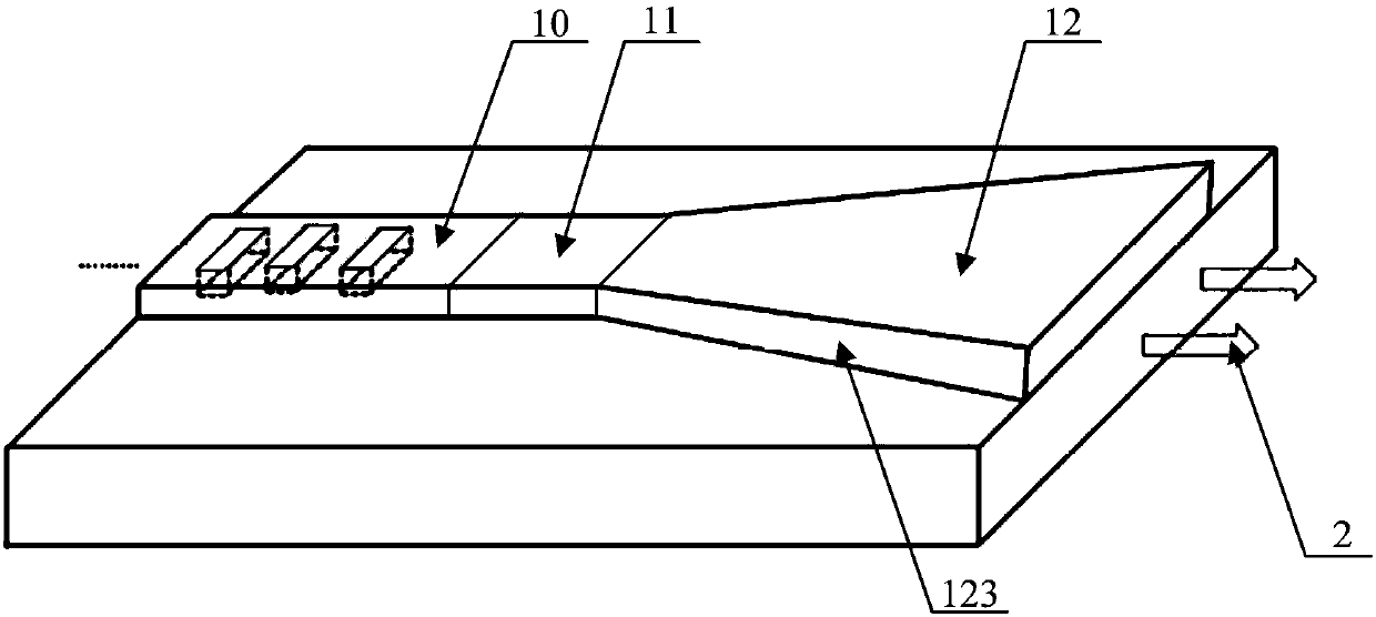 Grating-integrated wedge-shaped edge-emitting terahertz quantum cascade lasers