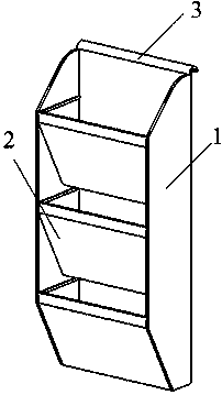 Wall-mounted storage rack