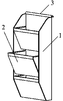 Wall-mounted storage rack