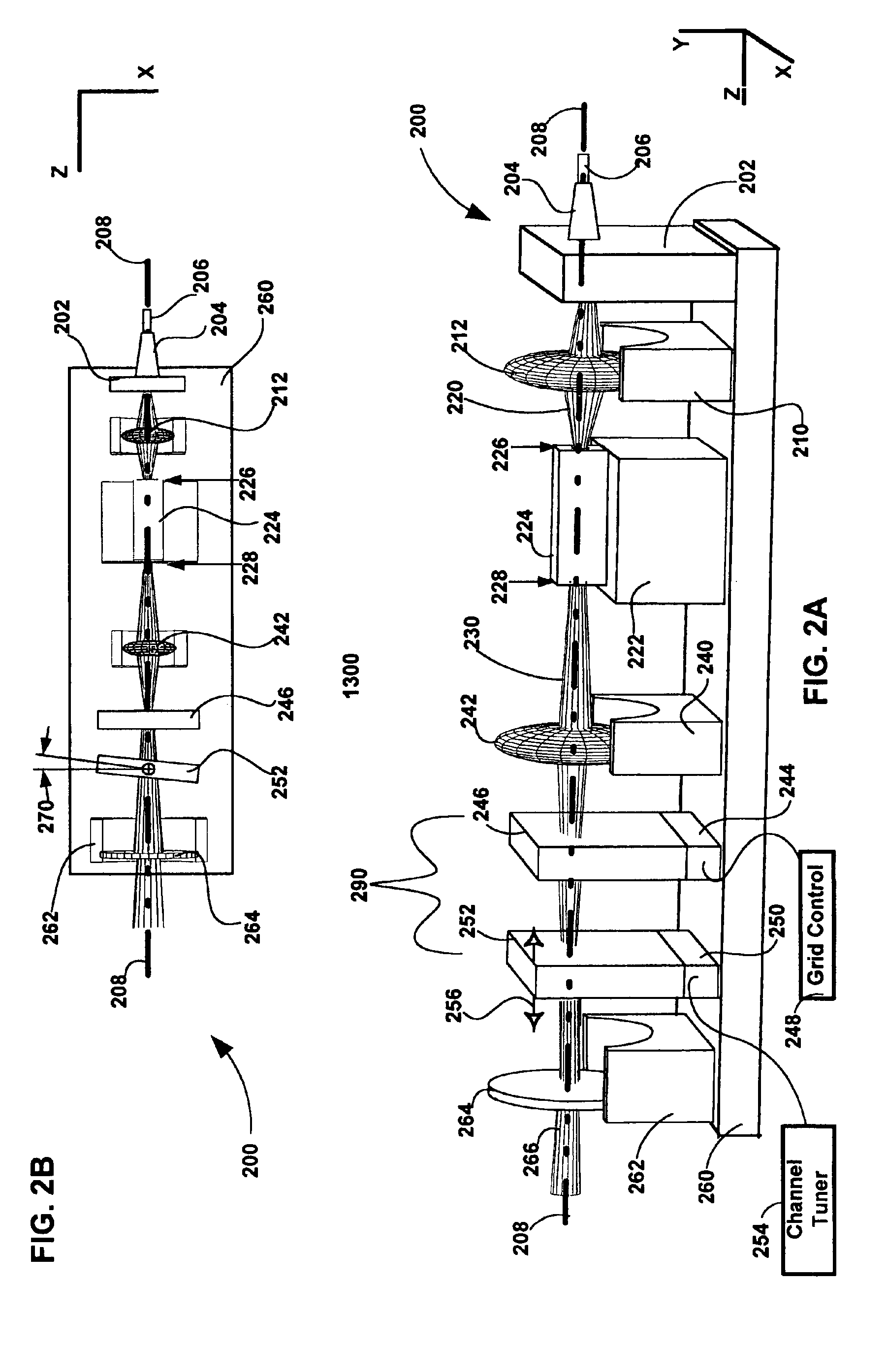 Method and apparatus for filtering an optical beam