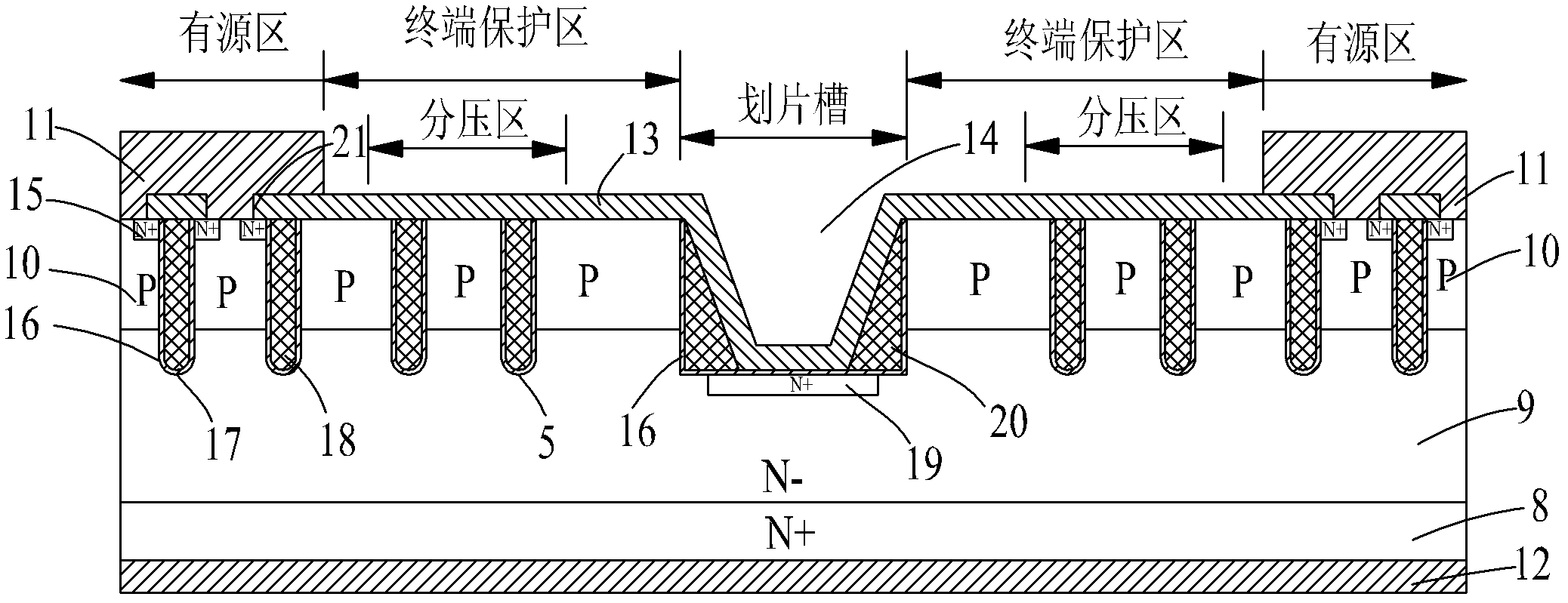 Power MOSFET (metal-oxide-semiconductor field effect transistor) device and manufacturing method thereof