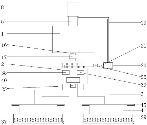 A compartment electric heater capable of uniform heating with an induced air duct