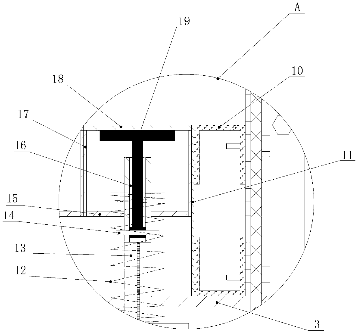 Modular differential settlement accurate control device