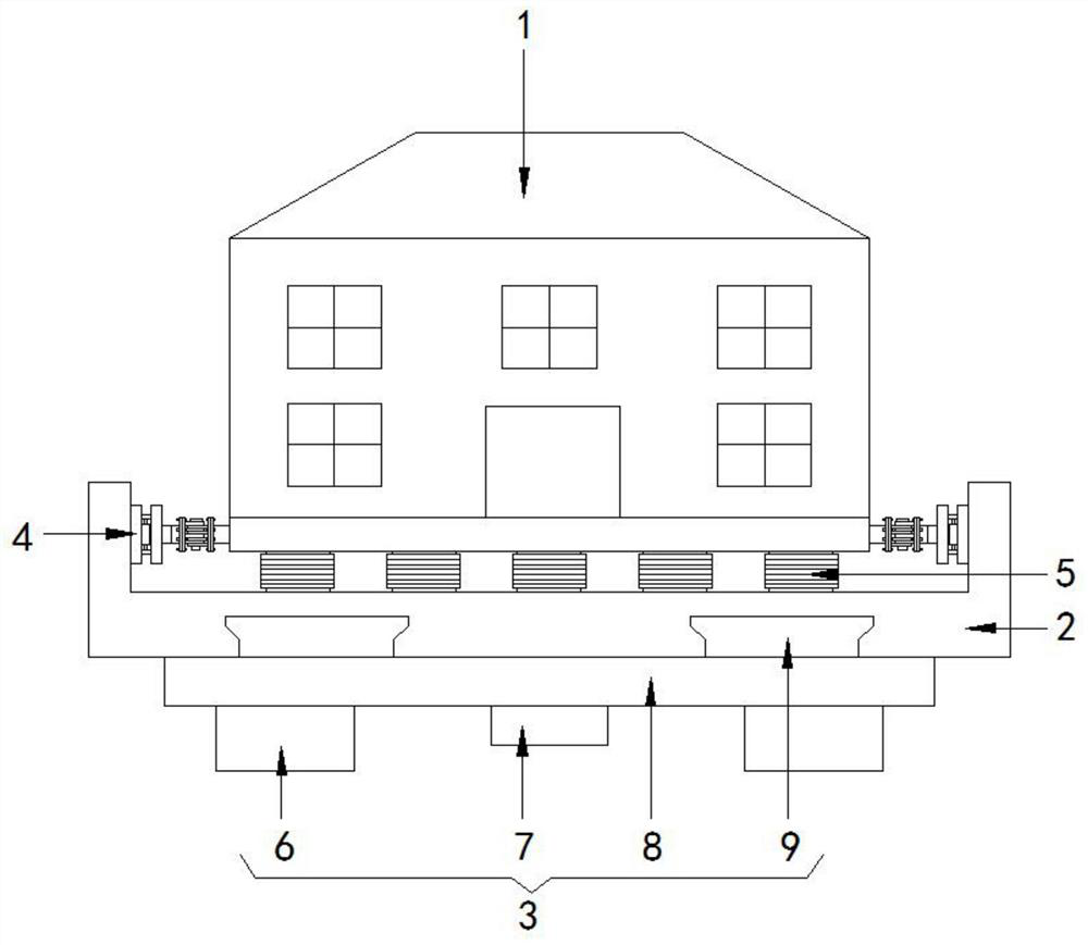 Anti-seismic structure for building design